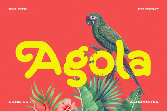 Agola: A Retro Display Font for Your Brand