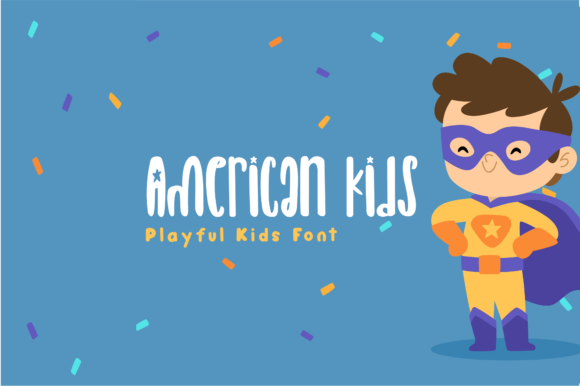 American Kids: A Playful Display Font for Your Brand