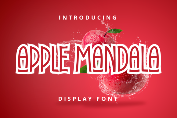 Apple Mandala: A Bold Display Font for Web Design