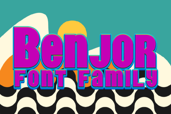 Benjor Family: The Bold Display Font for Campaigns