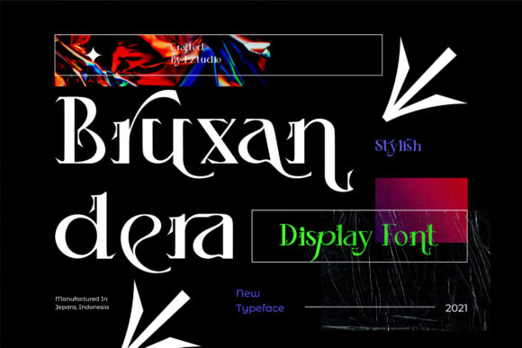 Bruxandera: A Chic Display Font for Modern Brands