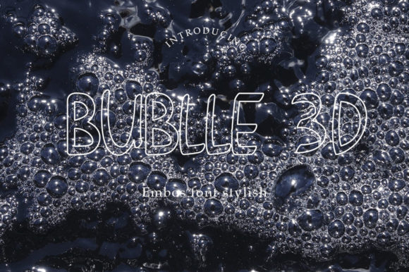 Bublle 3D: The Ultimate Display Font for Campaigns
