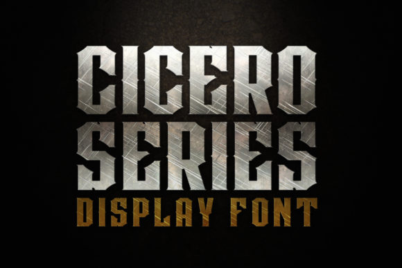 Cicero: A Bold Display Font for Strong Branding