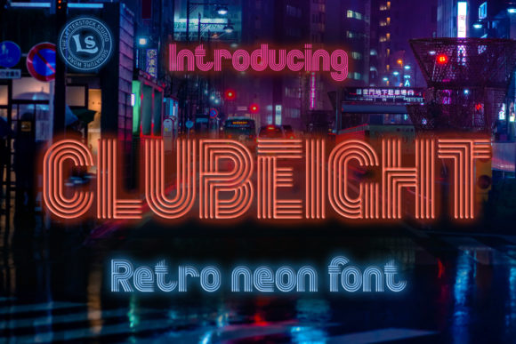 Clubeight: The Retro Display Font for Bold Campaigns