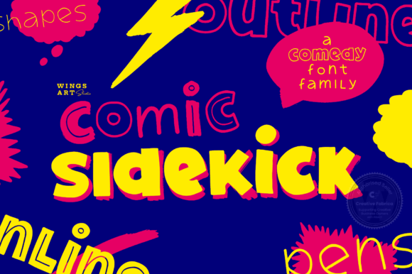 Comic Sidekick: A Friendly Display Font Review