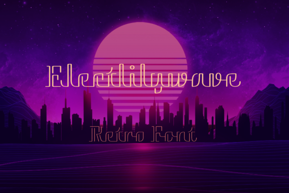 Electlilywave: A Modern Display Font for Bold Branding