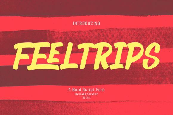 Feeltrips: A Casual Display Font for Modern Web Design