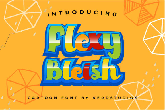 Flexy Bleish: A Playful Display Font for Editorial Design
