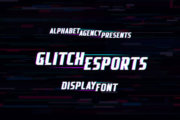 Glitch Esports: A Bold Display Font for Modern Brands
