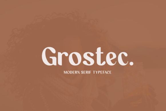 Grostec: A Fun Display Font for Crafters