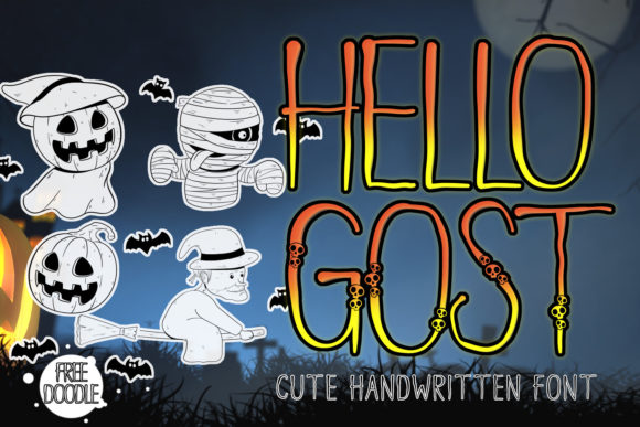 Hello Gost: A Cool and Creepy Display Font for Branding