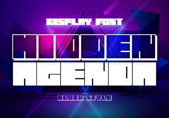 Hidden Agenda: A Bold Display Font for Branding