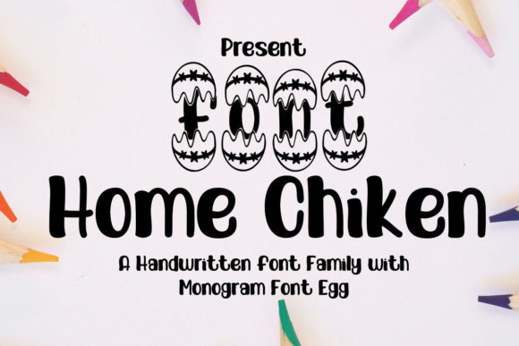Home Chiken Font: A Sweet Display Typeface for Brands