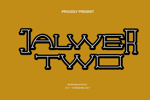 Jalwer Two: A Vintage Display Font for Web Design