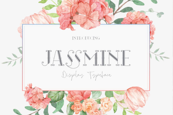 Jassmine: A Romantic Display Font for Web Design