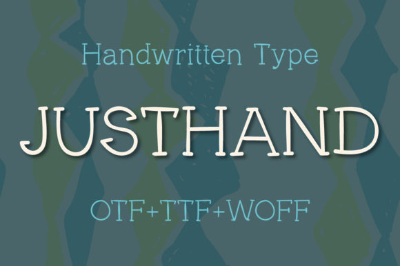 Justhand: A Clean Display Font for Modern Web Design