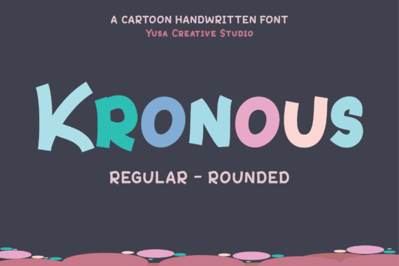 Kronous: A Bold Display Font for Crafters