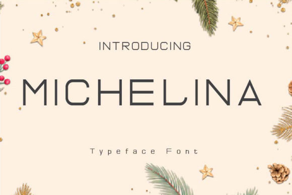 Michelina: A Modern Display Font for Crafters