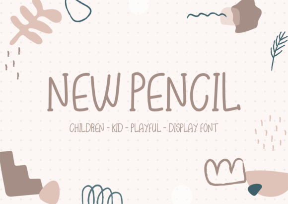 New Pencil: A Quirky Display Font for Campaigns