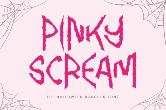 Pinky Scream: A Spooky Display Font for Web Design