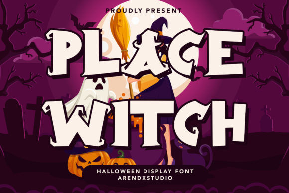 Place Witch: A Bold Display Font for Editorial Design