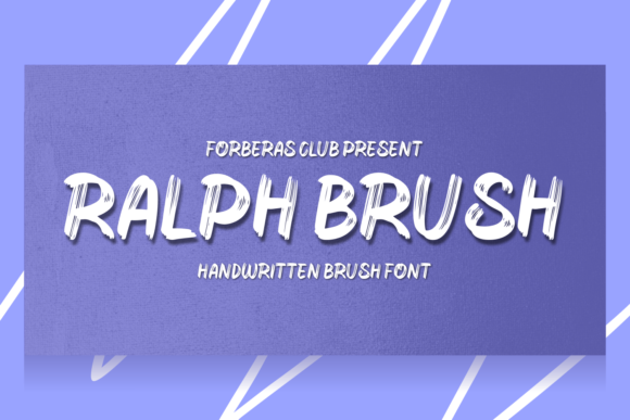 Ralph Brush: A Trendy Display Font for Web Design