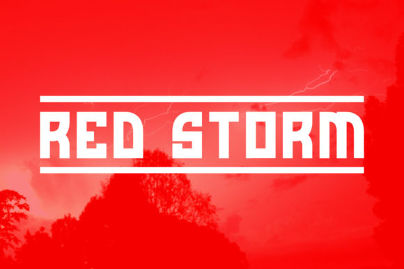 Red Storm: A Bold Display Font for Editorial Impact