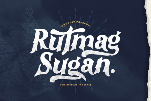 Rutmag Sugan: A Modern Display Font for Web Design