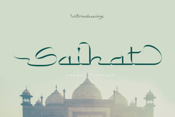 Saihat: A Bold Arabic Display Font for Campaigns