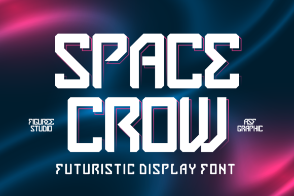 Space Crow: A Bold Display Font for Modern Editorial Design