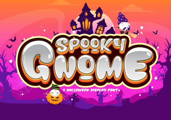 Spooky Gnome: A Chunky Display Font for Crafters