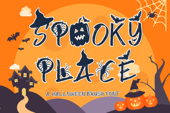 Spooky Place: A Quirky Display Font for Your Brand