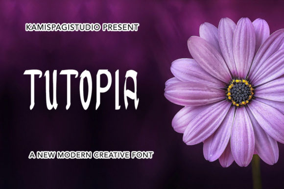 Tutopia: A Friendly Display Font for Editorial Design