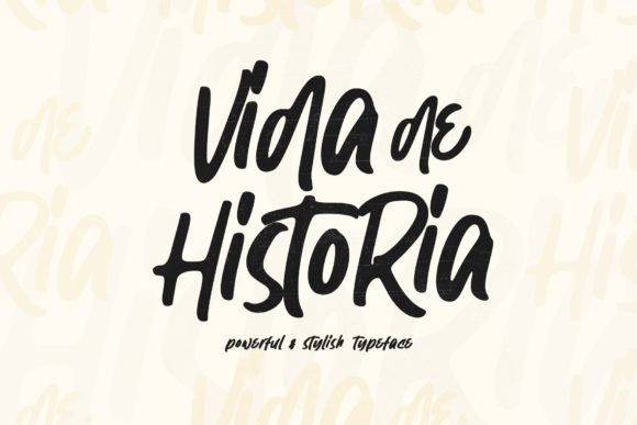 Vida De Historia: A Versatile Display Font for Editors
