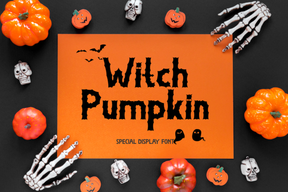 Witch Pumpkin: A Bold Display Font for Marketers